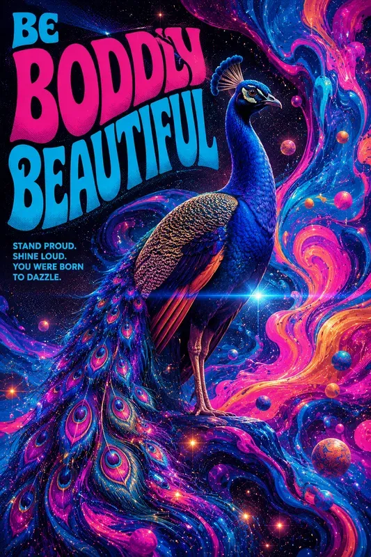 Psychedelic 70s Retro Groovy Poster Art
