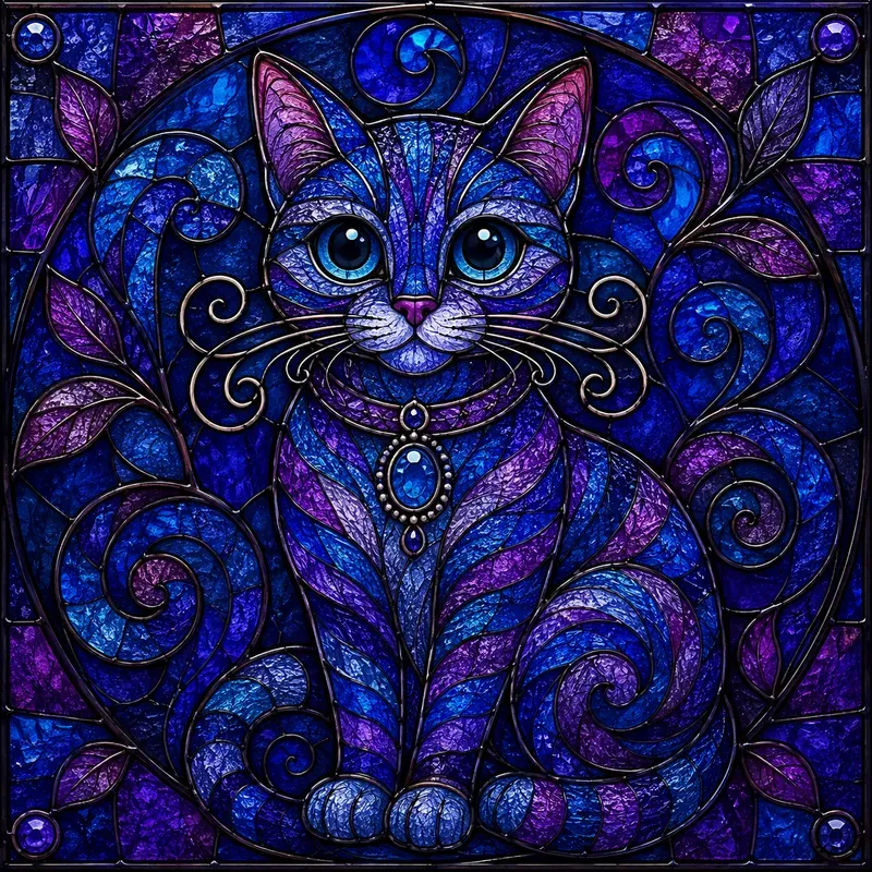 Stained Glass Folk Art Character Creators
