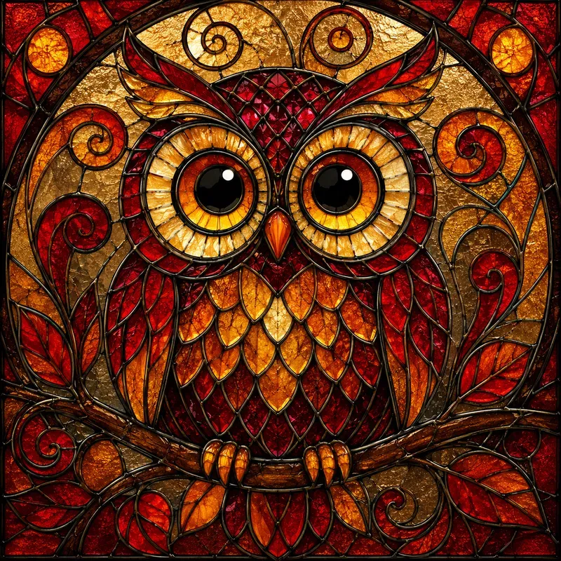 Stained Glass Folk Art Character Creators