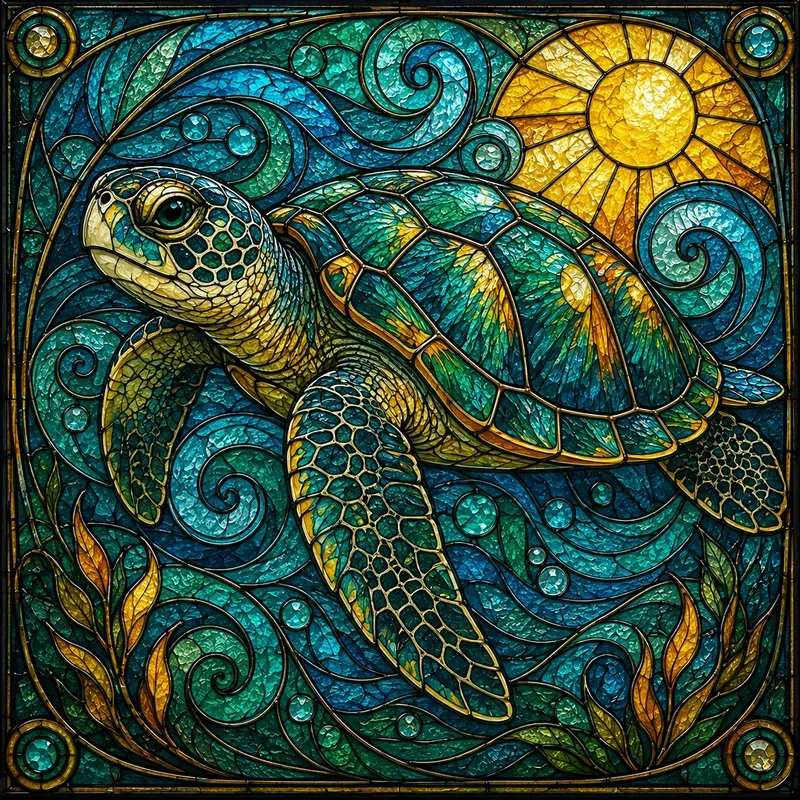 Stained Glass Folk Art Character Creators