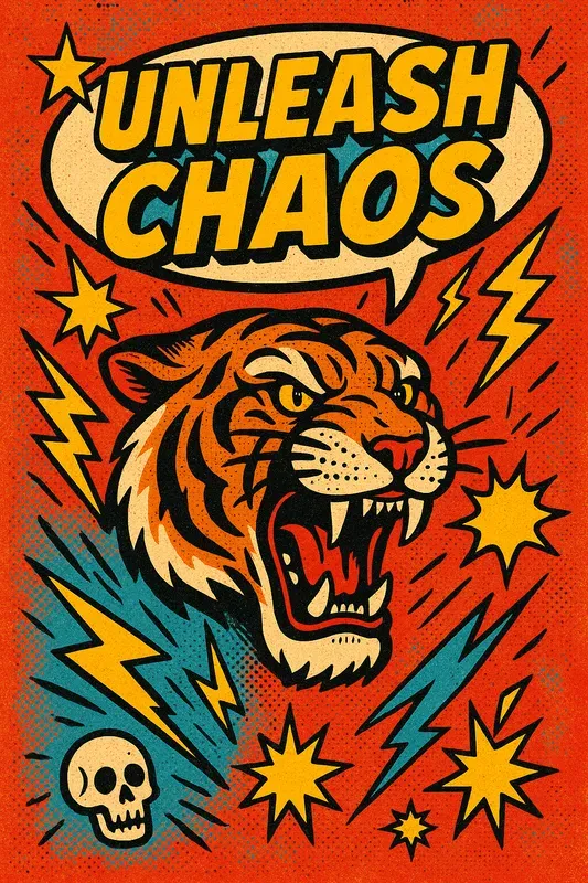 Bold Vintage Pop Art Posters