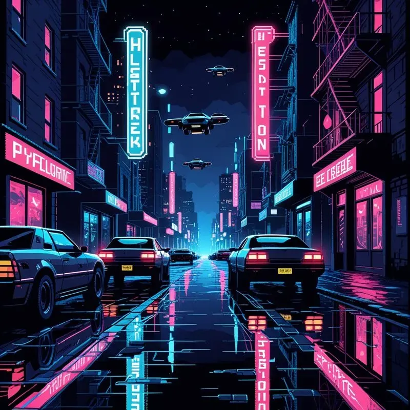 Pixel Art Retro Game Scene Generator