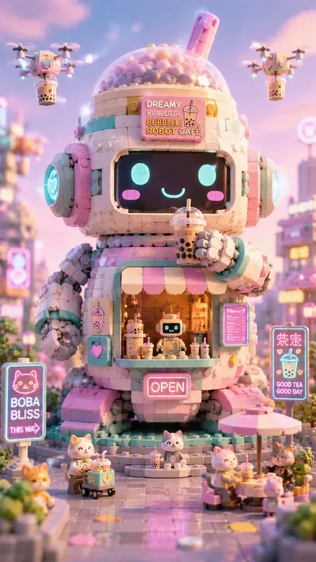 Pastel Brickverse Builders