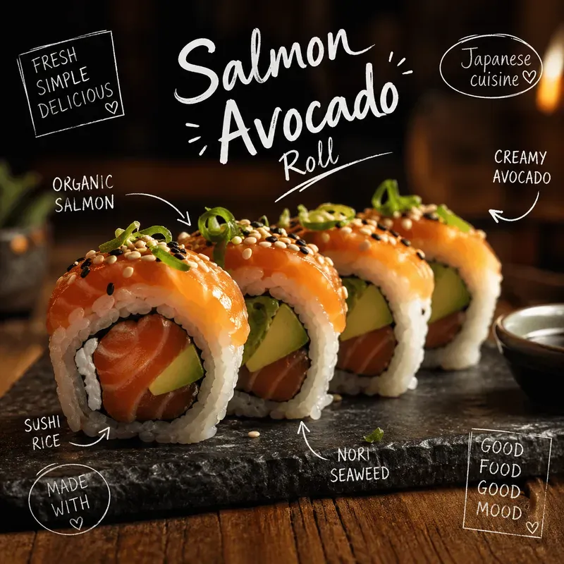 Food Photography Doodle Overlay Posters