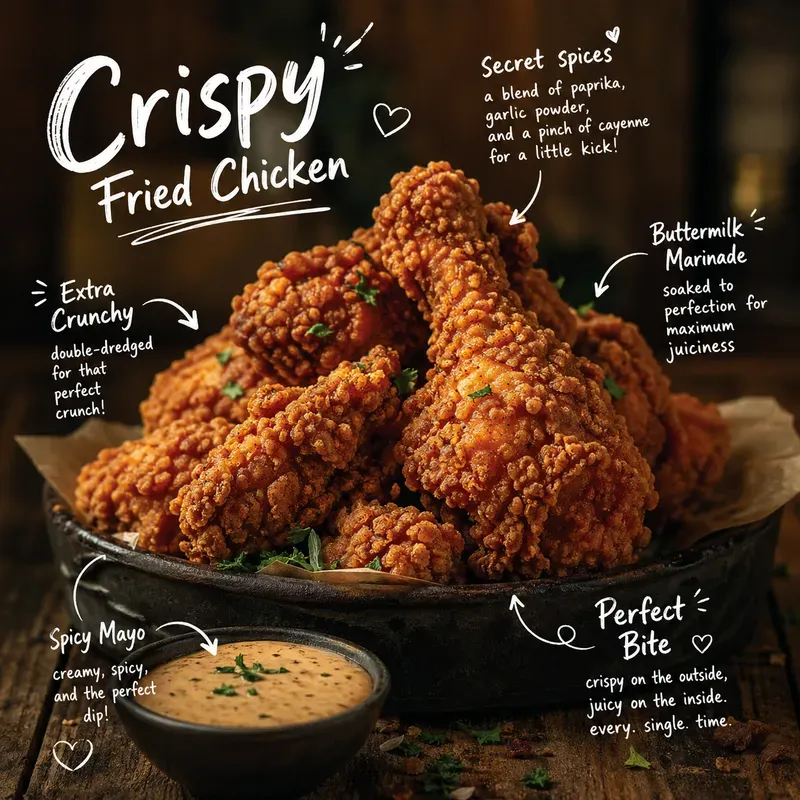 Food Photography Doodle Overlay Posters