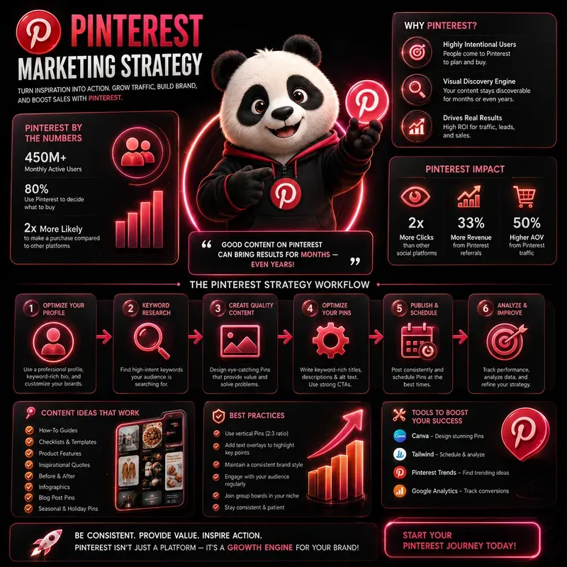 Neon Pinterest Infographic Kits