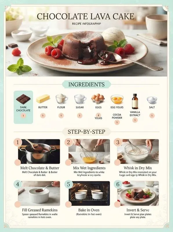 Editorial Recipe Infographic Posters