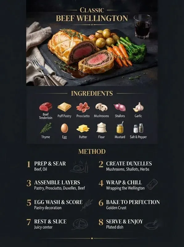 Editorial Recipe Infographic Posters