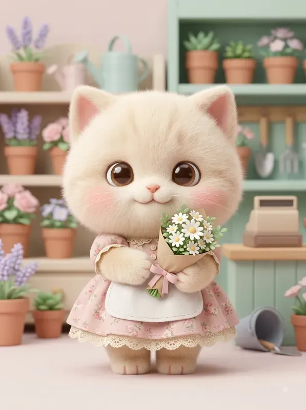 Adorable 3D Chibi Animal Characters