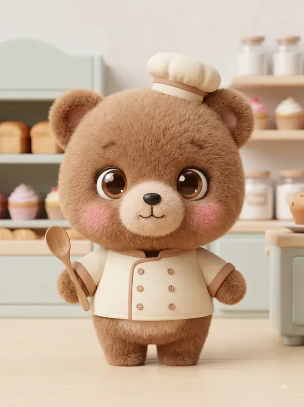 Adorable 3D Chibi Animal Characters