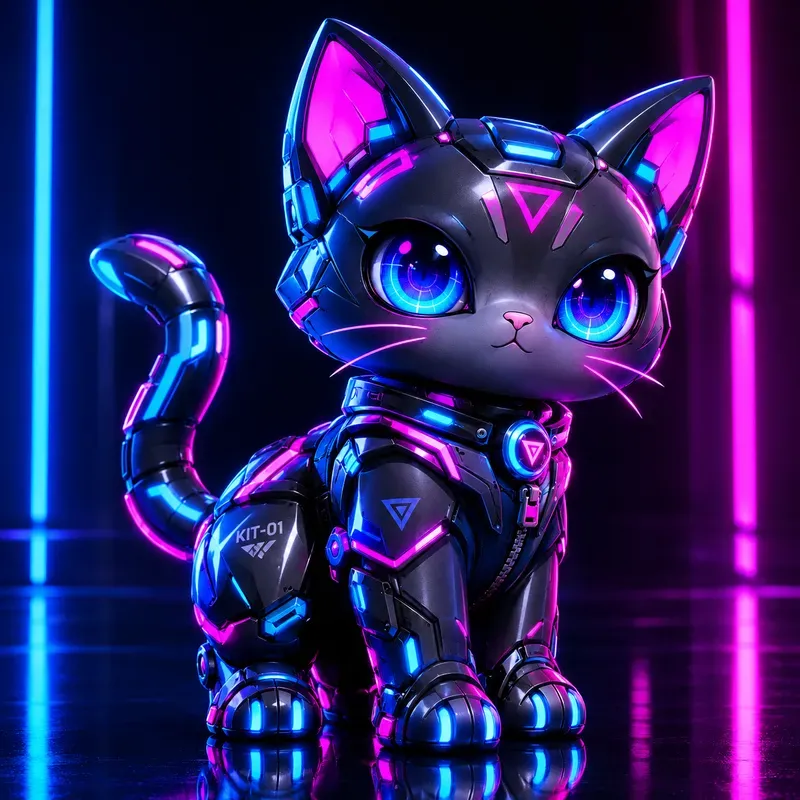 Stylized 3D Cartoon Toy Characters