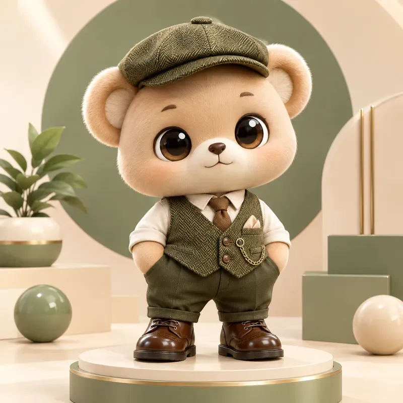 Stylized 3D Cartoon Toy Characters