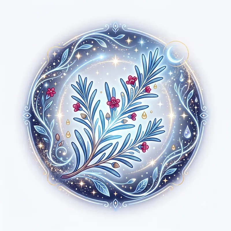 Modern Fantasy Magical Herb Emblems