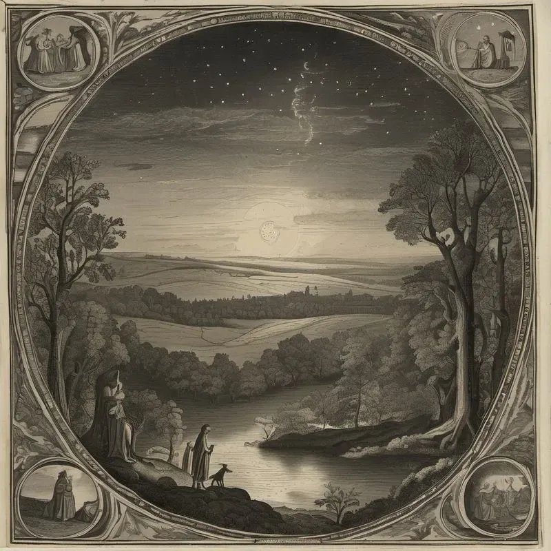 Regency Magic Manuscript Scenes