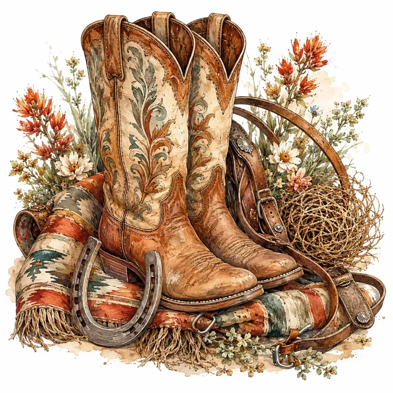 Rustic Western Boot Collections