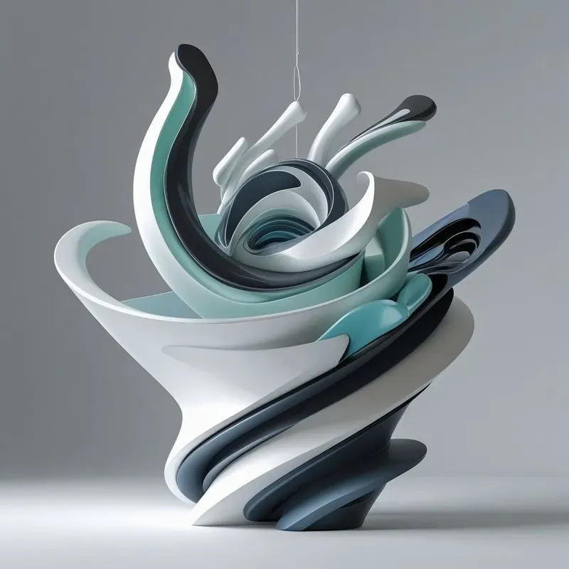 Modern Surreal Style Ornaments