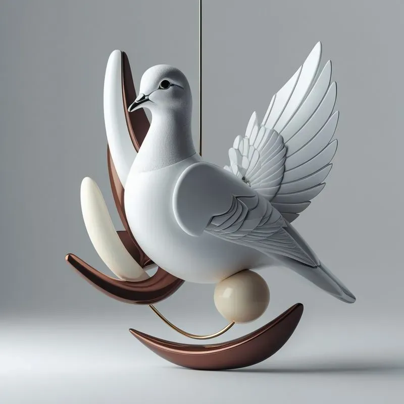Modern Surreal Style Ornaments