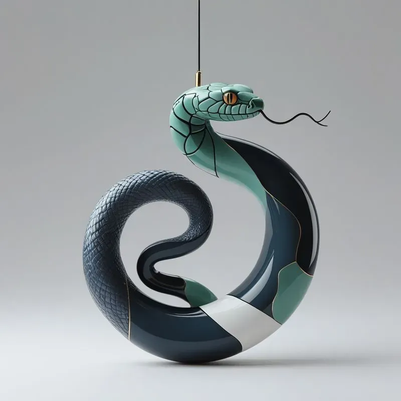 Modern Surreal Style Ornaments