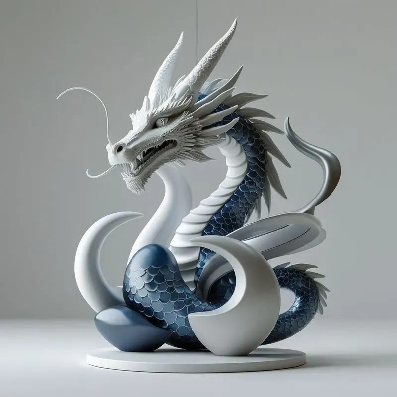 Modern Surreal Style Ornaments