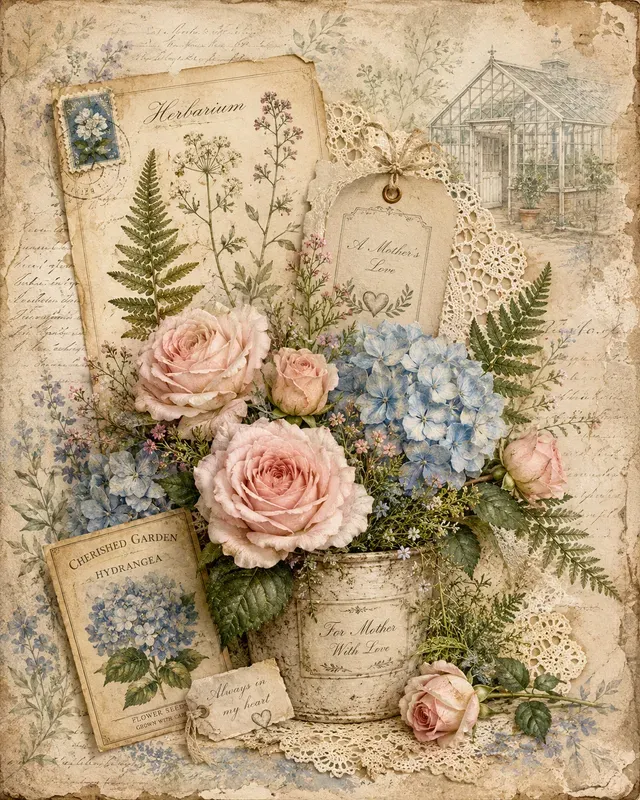 Mothers Day Secret Garden Junk Journals