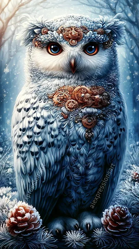 Whimsical Steampunk Fantasy Animal Art