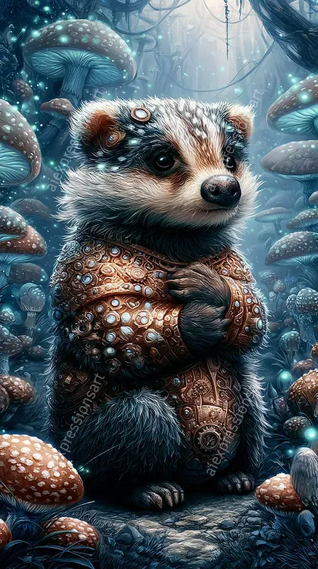 Whimsical Steampunk Fantasy Animal Art