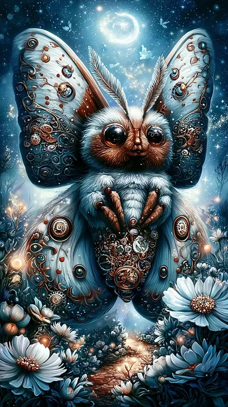 Whimsical Steampunk Fantasy Animal Art