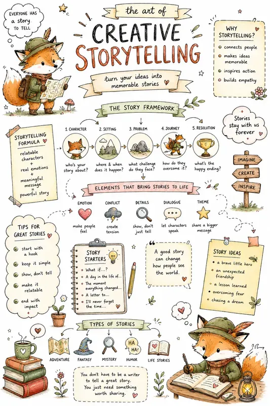 Whimsical Doodle Infographic Sheets