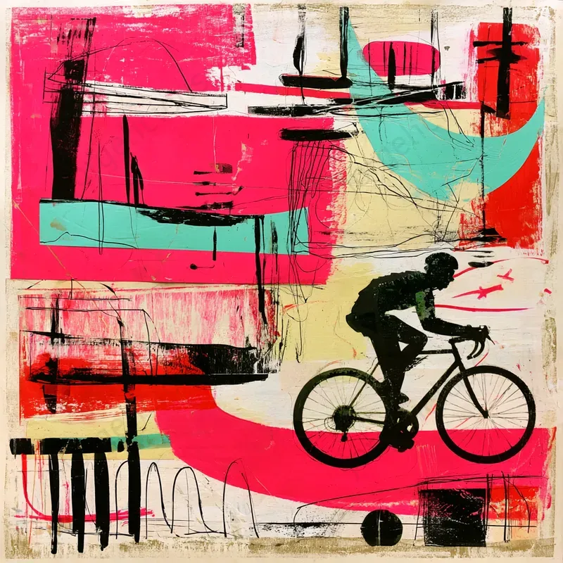 Bold Mixed Media Poster Art