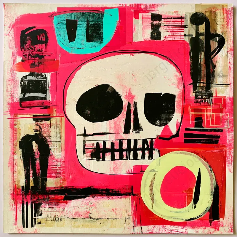 Bold Mixed Media Poster Art