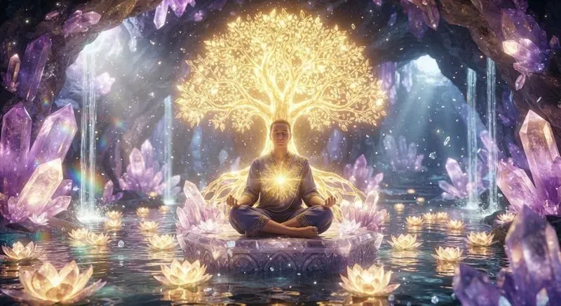 Divine Inner Light 3D Art