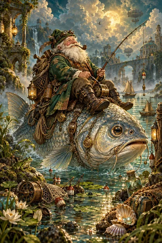 Whimsical Steampunk Waterworlds