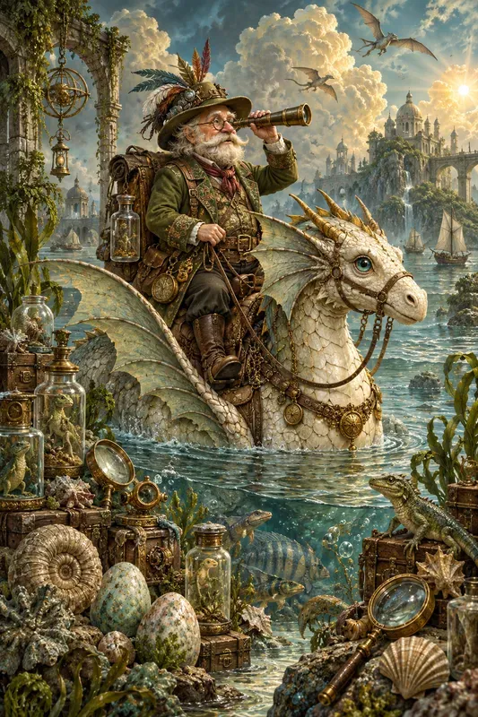 Whimsical Steampunk Waterworlds