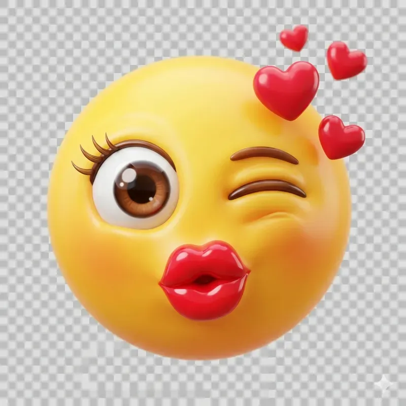Cute Smiley Face 3D Emojis