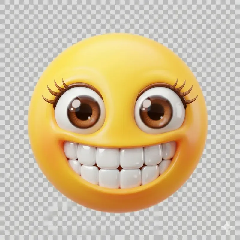 Cute Smiley Face 3D Emojis