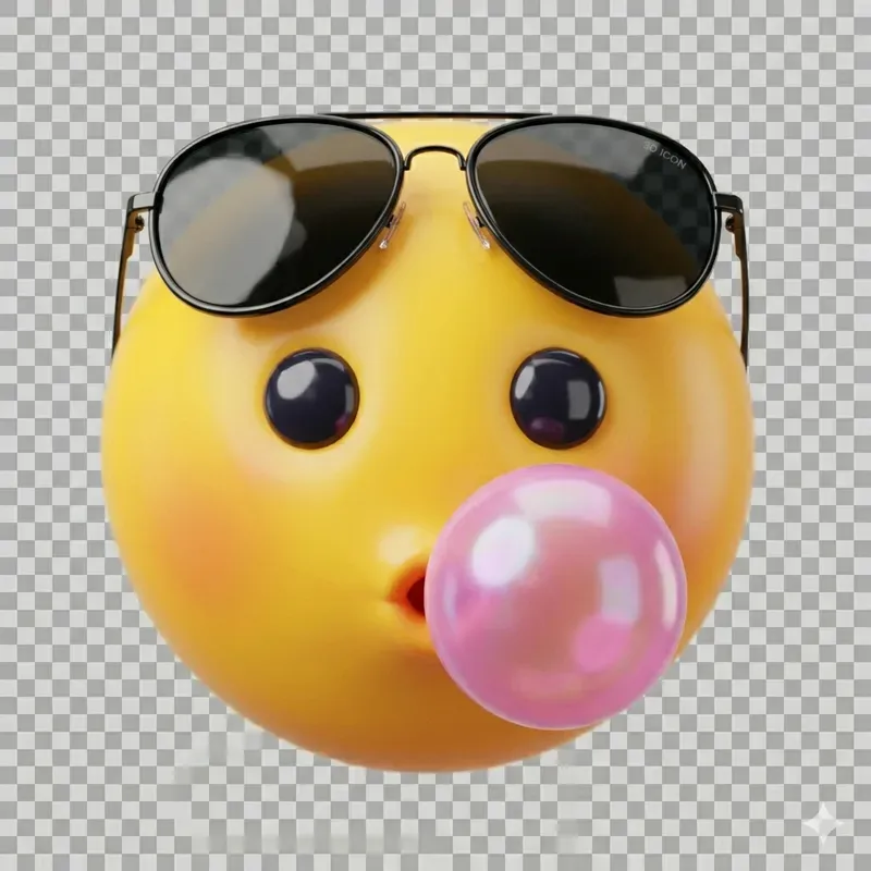 Cute Smiley Face 3D Emojis