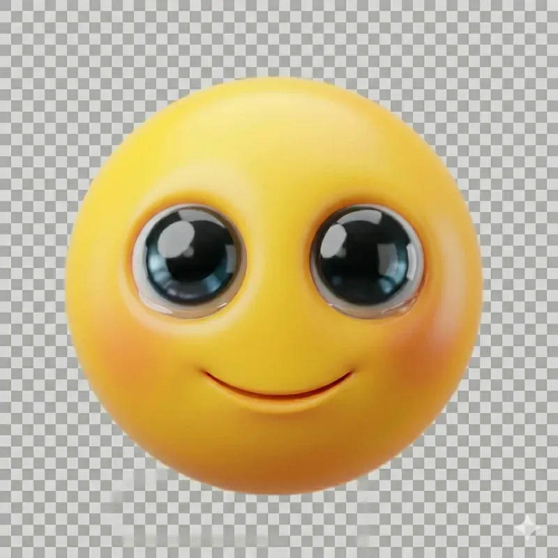 Cute Smiley Face 3D Emojis