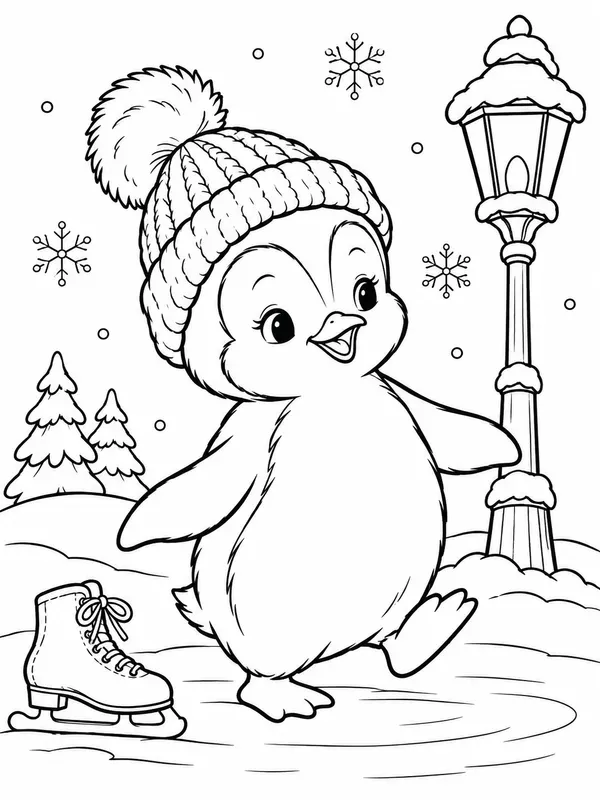 Vintage Christmas Coloring Pages