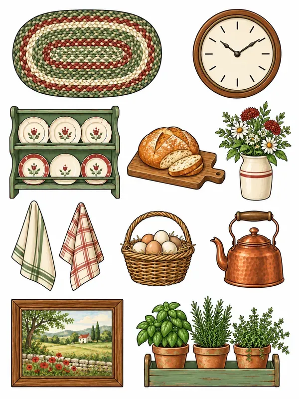 Dollhouse Miniature Accessory Sheets