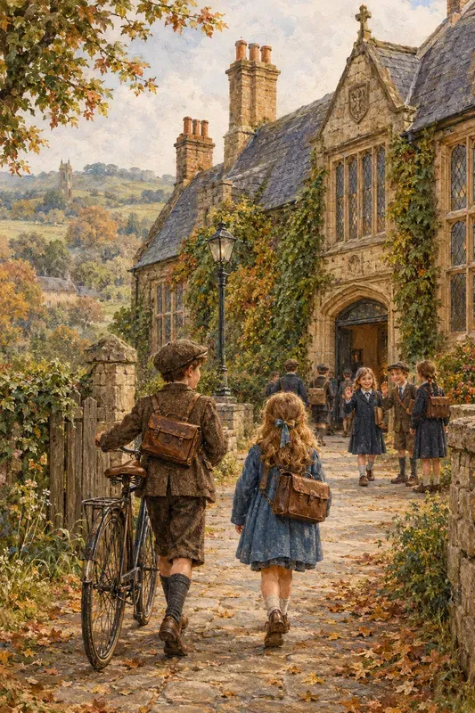 Whimsical Vintage Schooldays