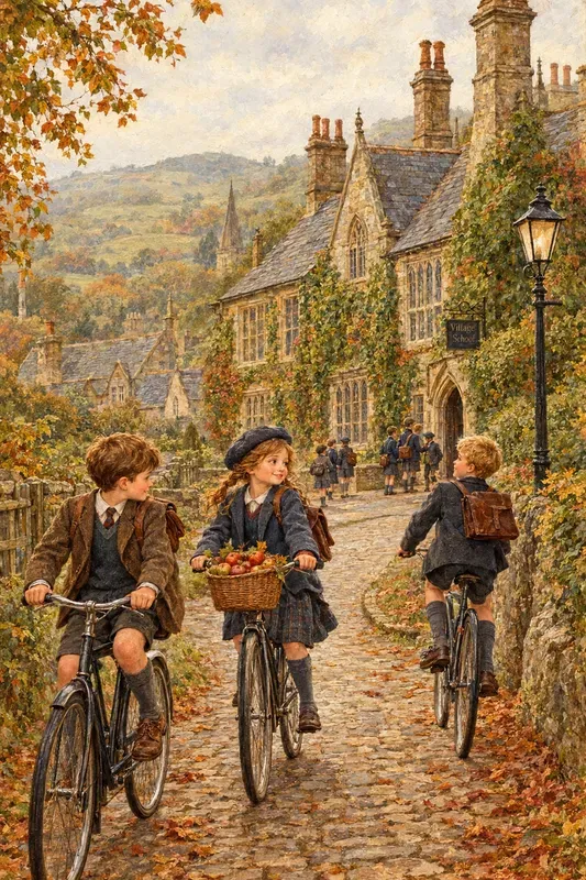 Whimsical Vintage Schooldays