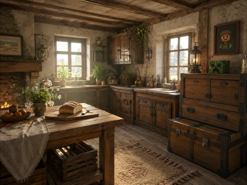Minecraft Cottagecore Interiors