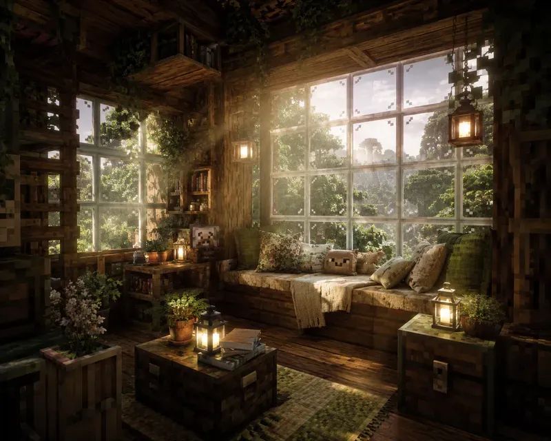 Minecraft Cottagecore Interiors