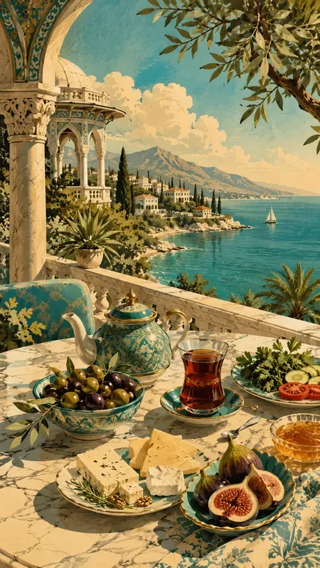 Turkish Riviera 1950s Sunny Postcards