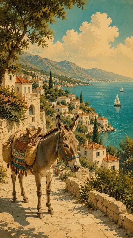 Turkish Riviera 1950s Sunny Postcards