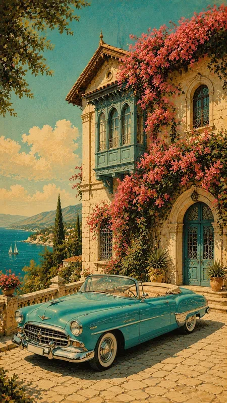 Turkish Riviera 1950s Sunny Postcards