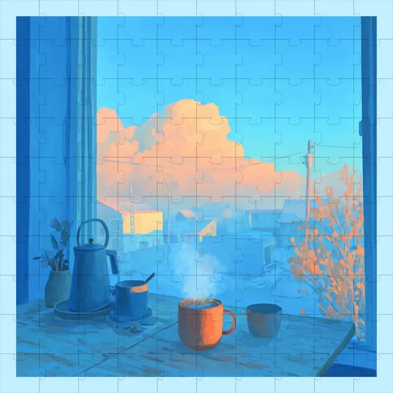 Gouache Dreamy Painterly Warm Glows