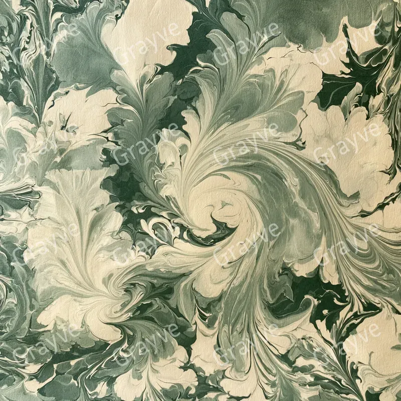 Suminagashi Marbled Papers