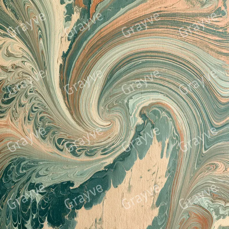 Suminagashi Marbled Papers