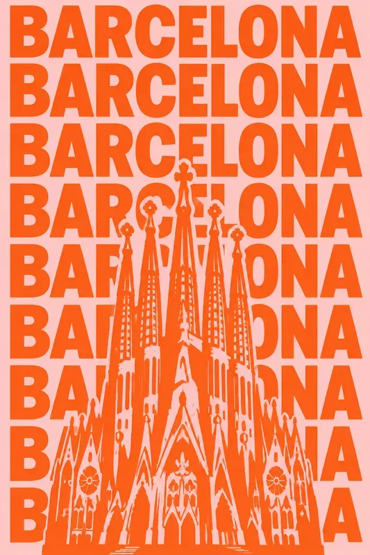 Retro Pop Art City Typography Posters